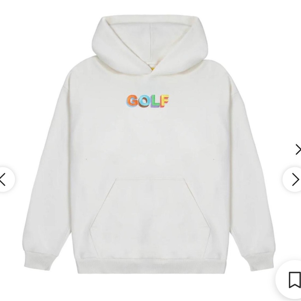 Golf cream colored hoodie